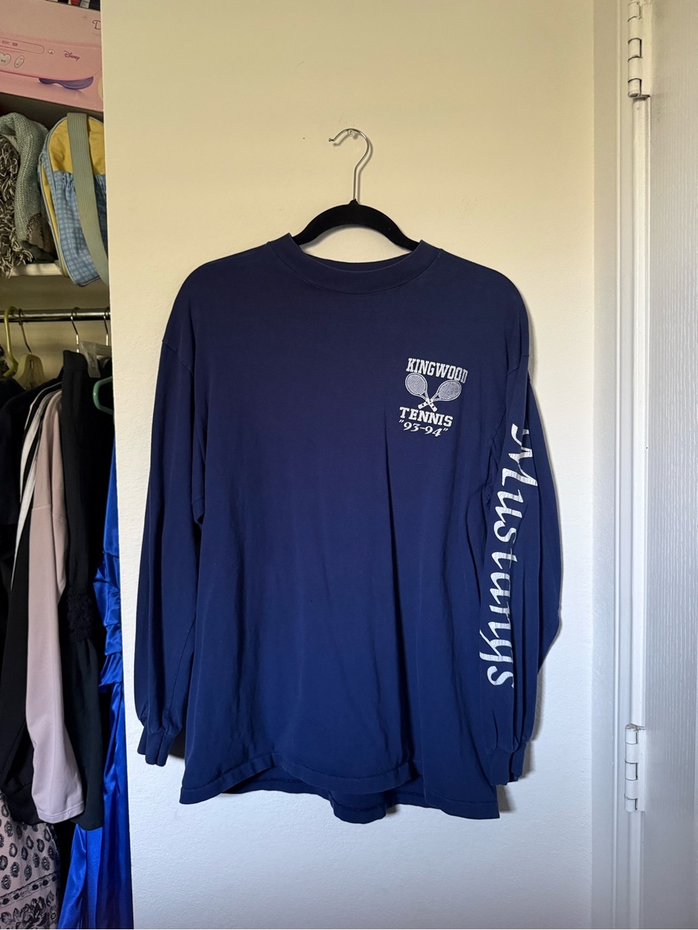 Vintage Navy Long Sleeve Tee
